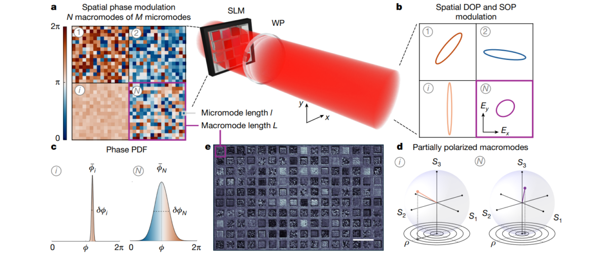 Degree-of-polarization modulation for high-dimensional optical computing